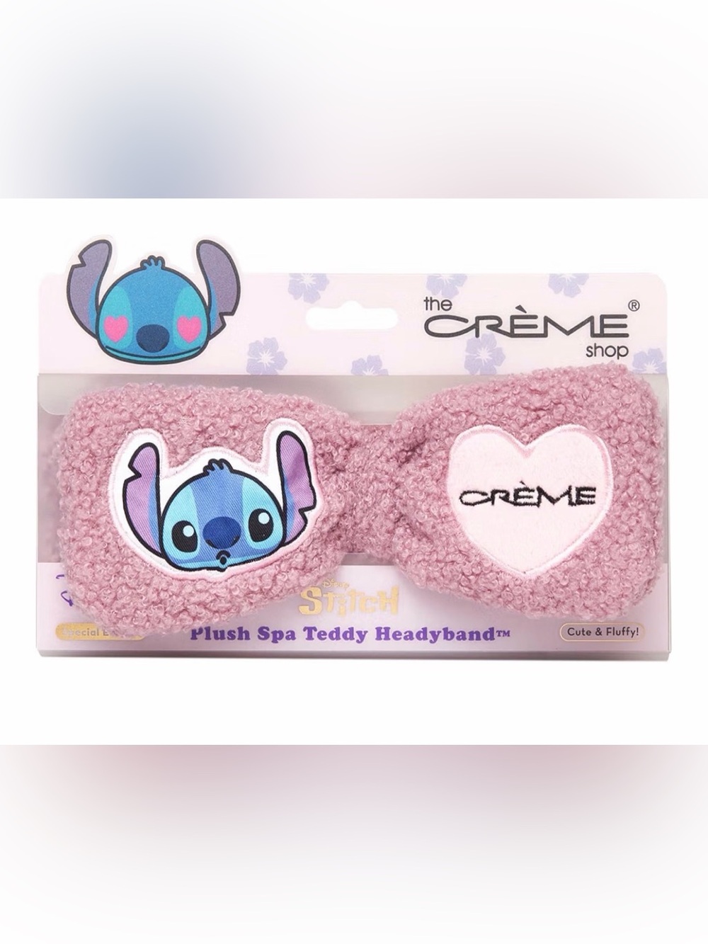 The Crème Shop x Disney Stitch Plush Spa Teddy Headband